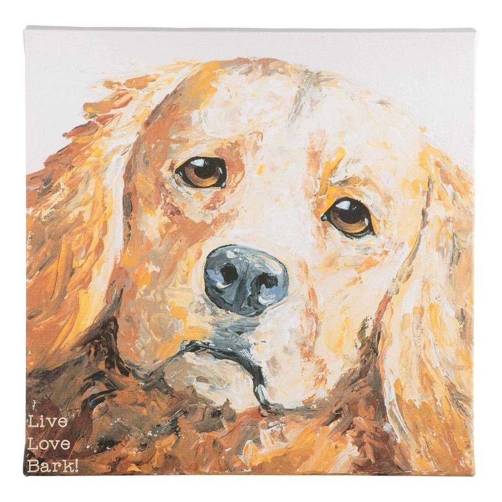 Live Love Bark Canvas